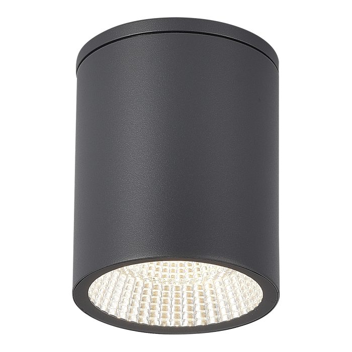 Светильник уличный потолочный ST-Luce серый/белый LED 1x12W 3000K/4000K/6500K TUBO