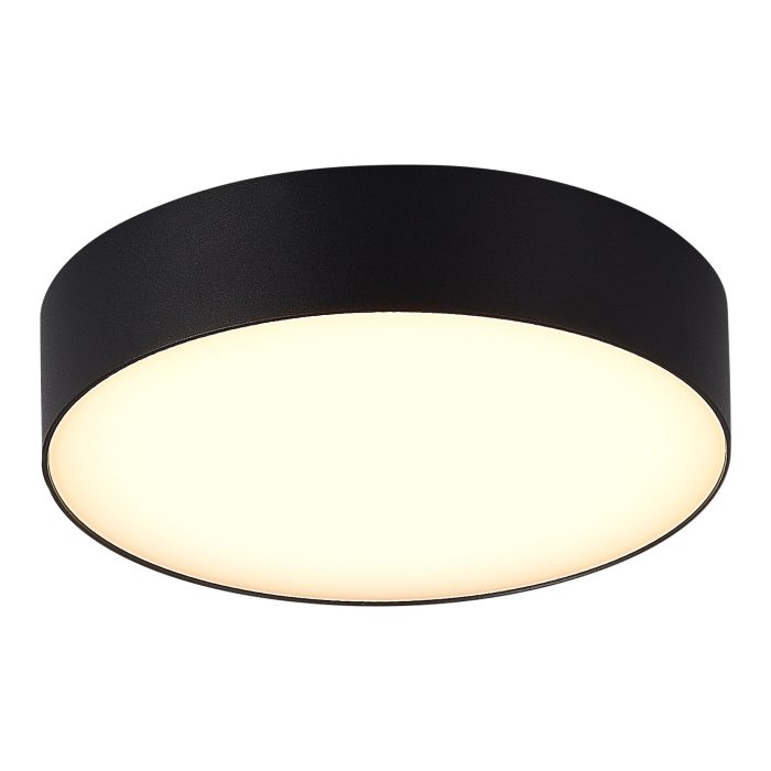 Светильник уличный потолочный ST-Luce черный/белый LED 1x20W 3000K/4000K/5000K SUN
