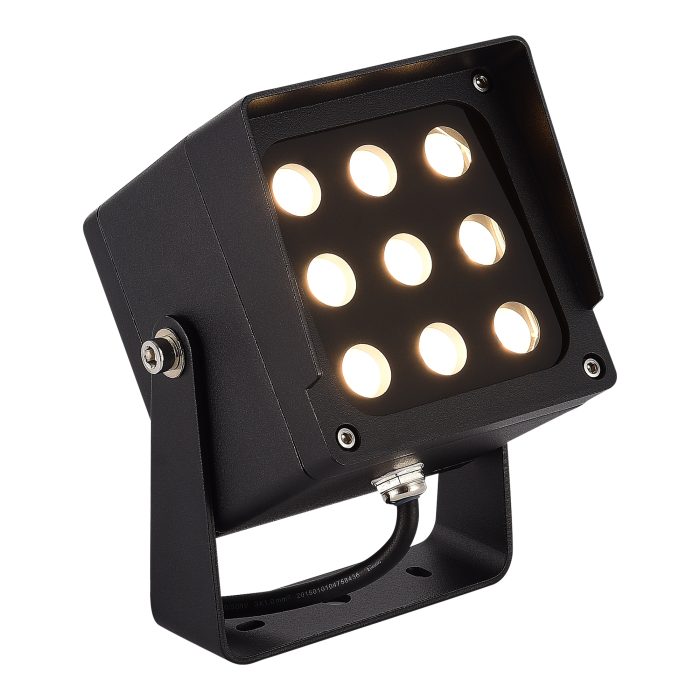 Светильник уличный наземный ST-Luce черный/черный LED 1x18W 3000K/4000K/6500K GLARE