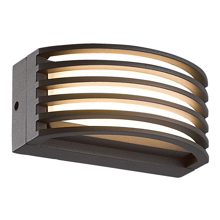 Светильник уличный настенный ST-Luce Черный/черный LED 1x6W 3000K STRIS