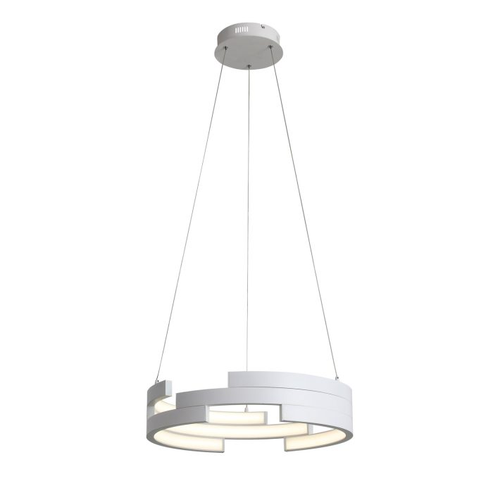 Люстра подвесная ST-Luce Белый/Белый LED 1x45W 4000K ДЖЕНИ
