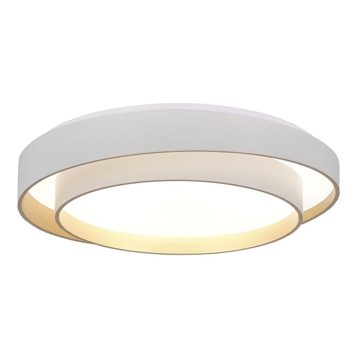 Светильник потолочный Белый/Белый LED 1x50W 3000K/4000K/6000K КРОСБИ