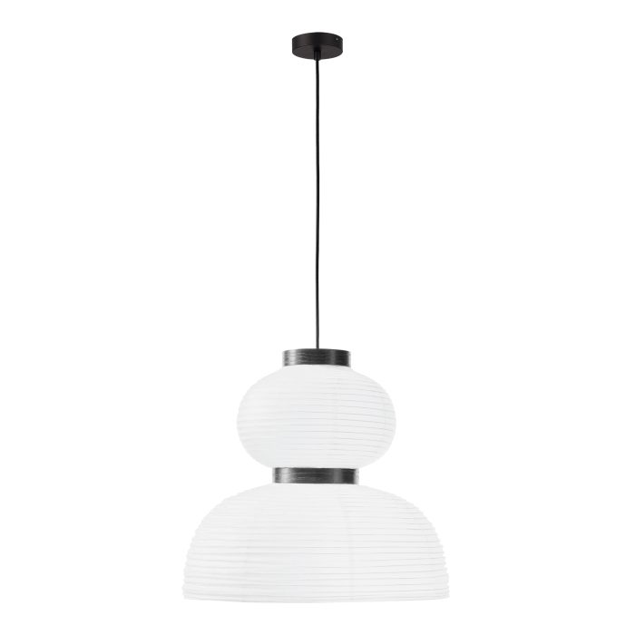 Светильник подвесной черный/белый D400xH380mm E27 2x60W ЛЮККЕ