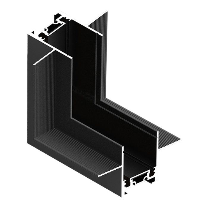 Угол-соединитель "потолок-стена" для встраиваемого шинопровода ST-Luce Черный SKYFLAT