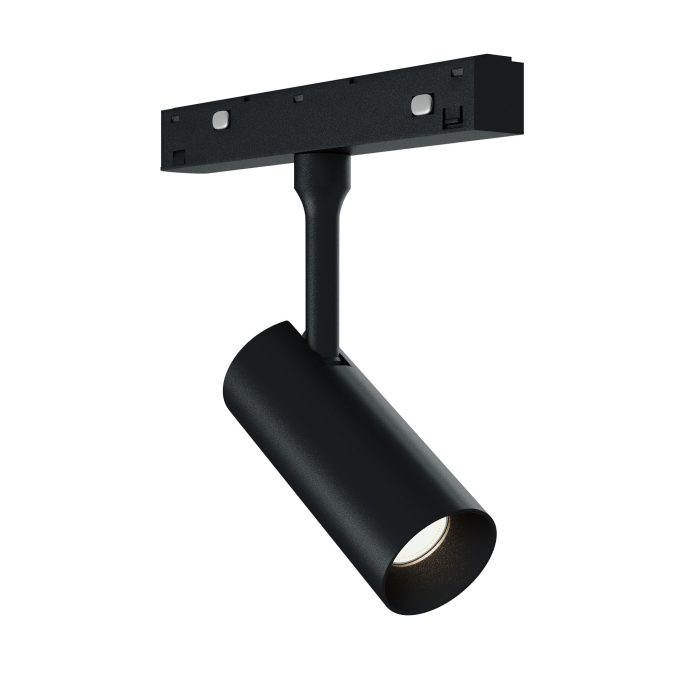 Трековый светильник черный LED 1x7W 4000K 660Lm Ra>90 IP20 D35xH80 48V SKYLINE 48+