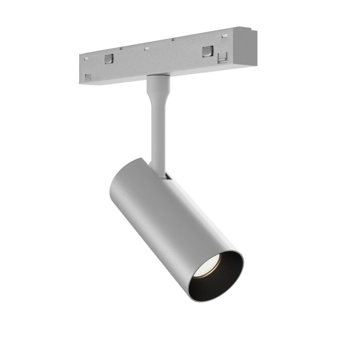 Трековый светильник белый LED 1x7W 4000K 660Lm Ra>90 IP20 D35xH80 48V SKYLINE 48+
