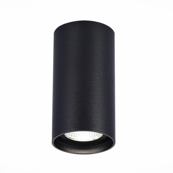 Светильник потолочный Черный LED 1x15W 3000K 1 200Lm Ra>90 60° IP44 D75xH140 220-265V Накладные светильники