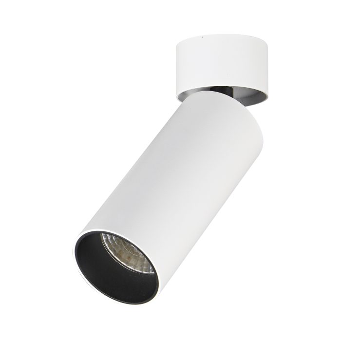 Светильник потолочный Белый LED 1x7W 3000K 560Lm Ra>90 60° IP20 D52xH130 220-240VV Накладные светильники