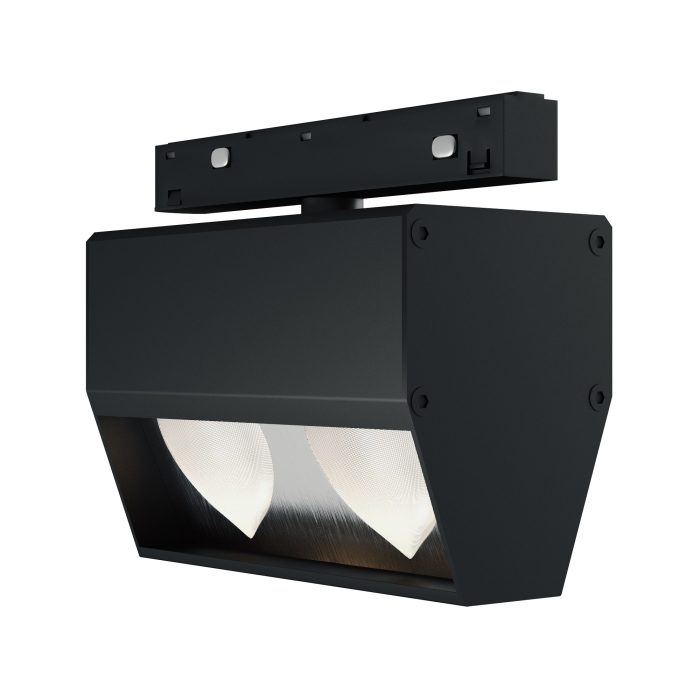 Трековый светильник черный LED 1x15W 4000K 1400Lm Ra>90 IP20 L125xH85хW60 48V SKYLINE 48+