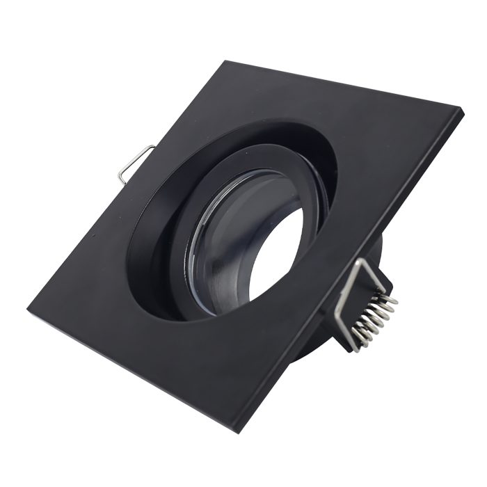 Св-к встр. Черный GU10 1x50W IP65 L96xW96xH45 220V Без ламп Встраиваемые светильники