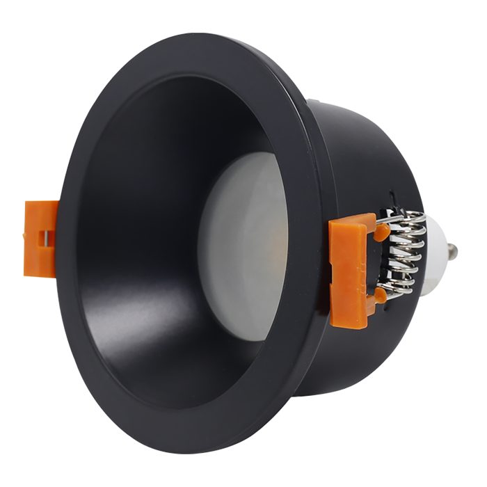 Св-к встр. Черный GU10 1x50W IP65 D85xH53 220V Без ламп Встраиваемые светильники
