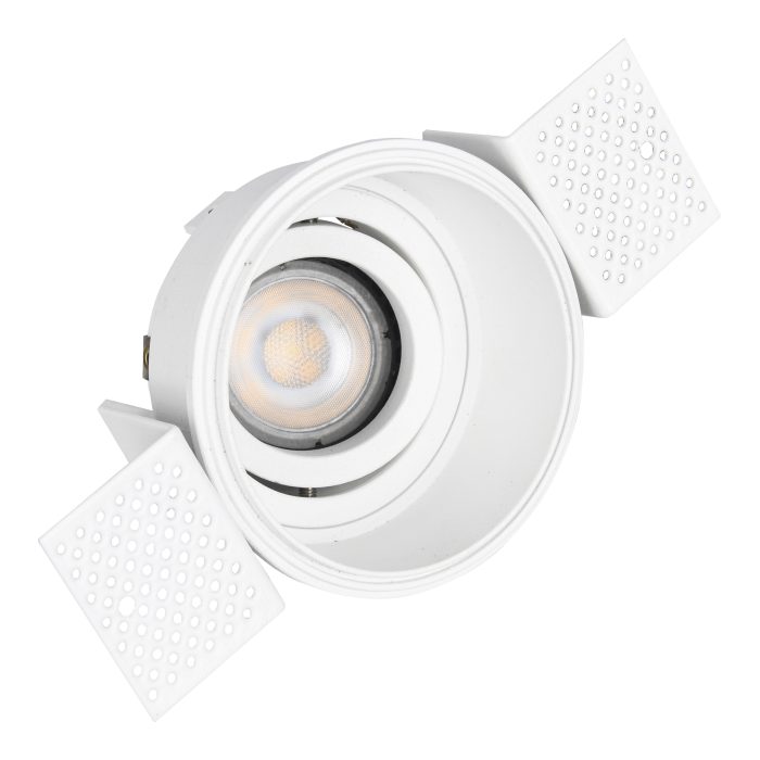 Св-к встр. Белый GU10 1x50W IP20 D91, 5xH5, 2 220V Без ламп Встраиваемые светильники