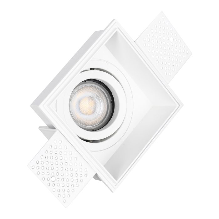 Св-к встр. Белый GU10 1x50W IP20 L91, 5xW91, 5xH5, 2 220V Без ламп Встраиваемые светильники