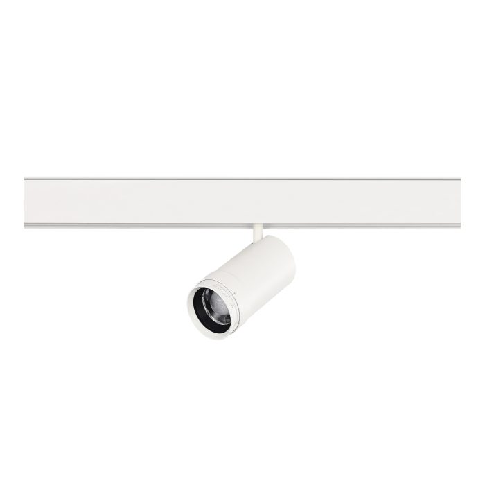Магнитный трековый светильник ZOOM Белый LED 1x20W 3000K Lm Ra90 10-55° IP20 D60xH170 4 SKYLINE 48
