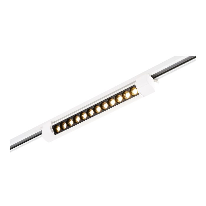 Св-к трек. Белый LED 1x10W 3000K 875Lm Ra90 24 IP20 L387xW49xH54 170-240VV BASE