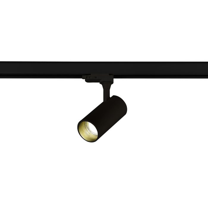 Св-к трек. Черный LED 1x10W 2700K/4000K/6000K 800Lm Ra>90 38 IP20 D60xH130мм 220V TRACE