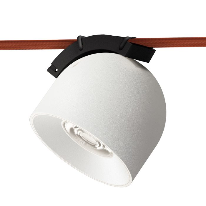 Св-к трек. Белый LED 1x12W 3000K 815Lm Ra90 38 IP20 D100xH107 48V БЭНД