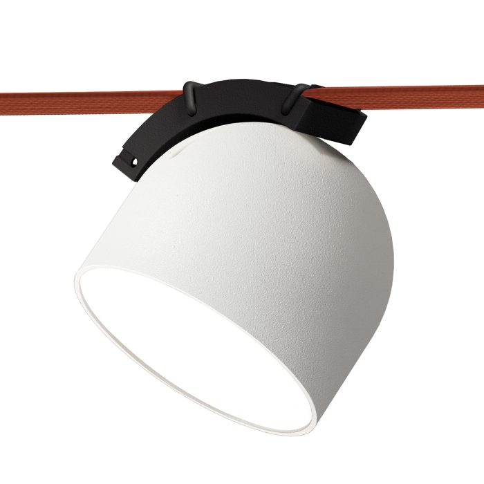 Св-к трек. Белый LED 1x12W 3000K 794Lm Ra90 120 IP20 D100xH107 48V БЭНД