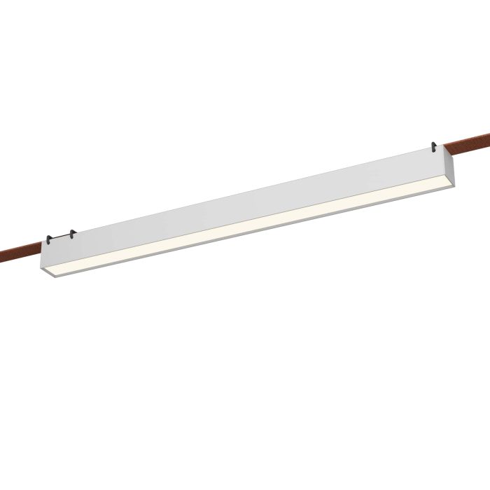 Св-к трек. Белый LED 1x24W 3000K 1 200Lm Ra90 120 IP20 L642xW40xH45 48V БЭНД