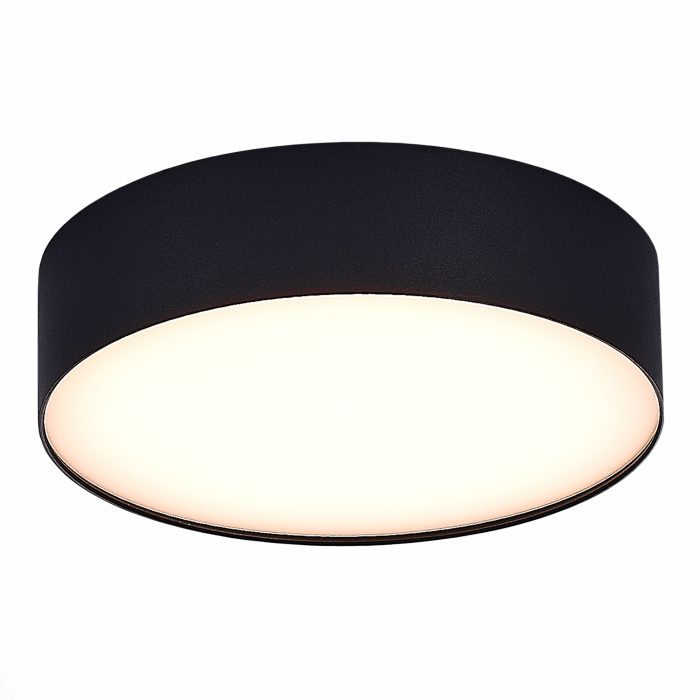 Светильник потолочный Черный LED 1x27W 3000K 2 430Lm Ra>90 120° IP20 D220xH55 185-265V Накладные светильники
