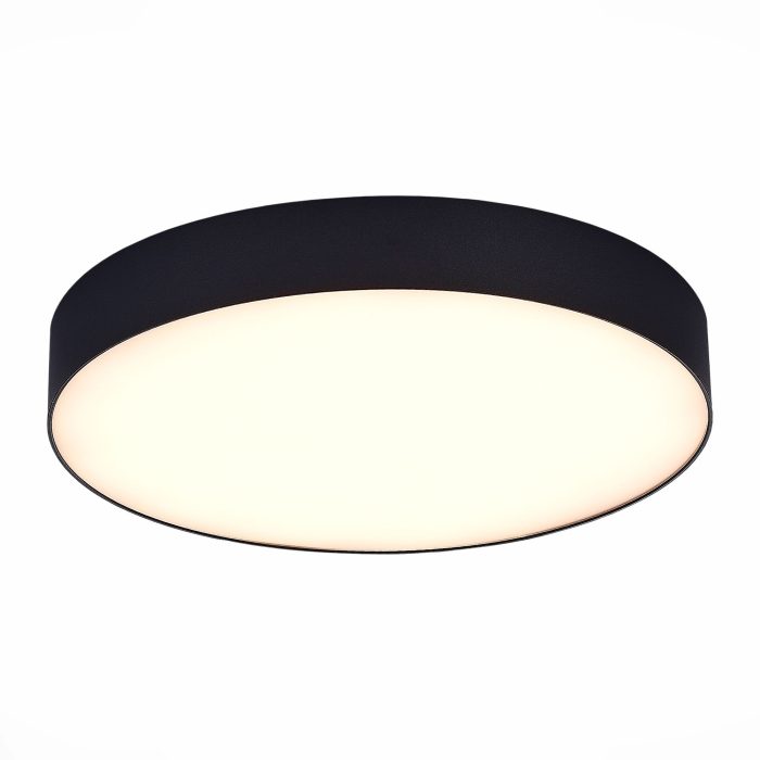 Светильник потолочный Черный LED 1x36W 3000K 3 240Lm Ra>90 120° IP20 D300xH55 180-240V Накладные светильники