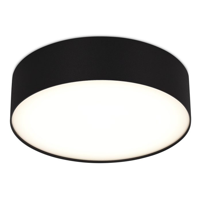Светильник потолочный Черный LED 1x36W 4000K 3 240Lm Ra>90 120° IP20 D300xH55 180-240V Накладные светильники