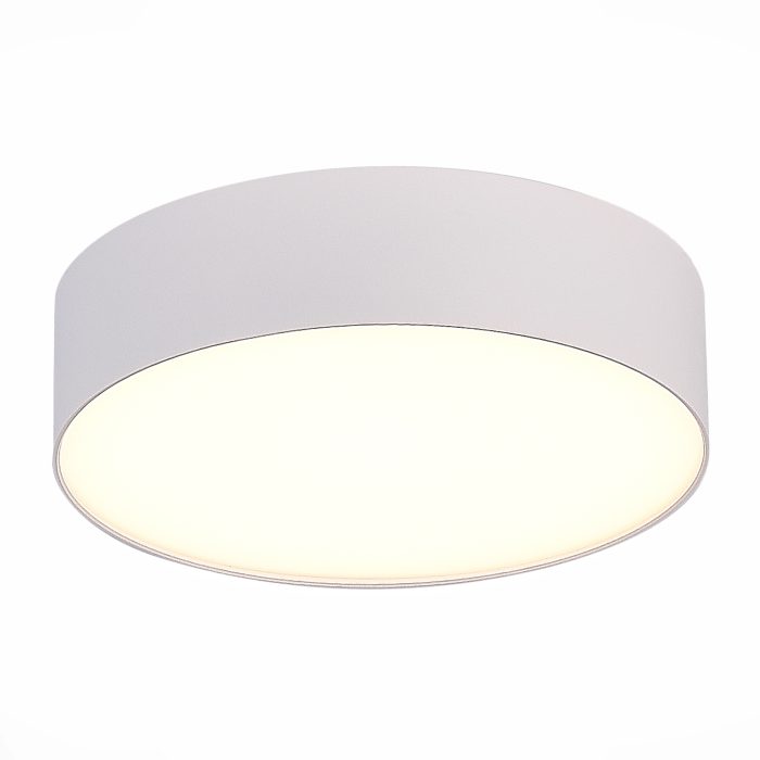 Светильник потолочный Белый LED 1x27W 3000K 2 340Lm Ra>85 120° IP20 D220xH55 185-265V Накладные светильники
