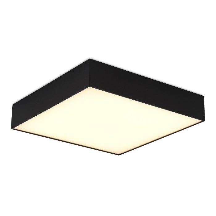Светильник потолочный Черный LED 1x96W 3000K 8 640Lm Ra>90 120° IP20 L600xW600xH55 180- Накладные светильники