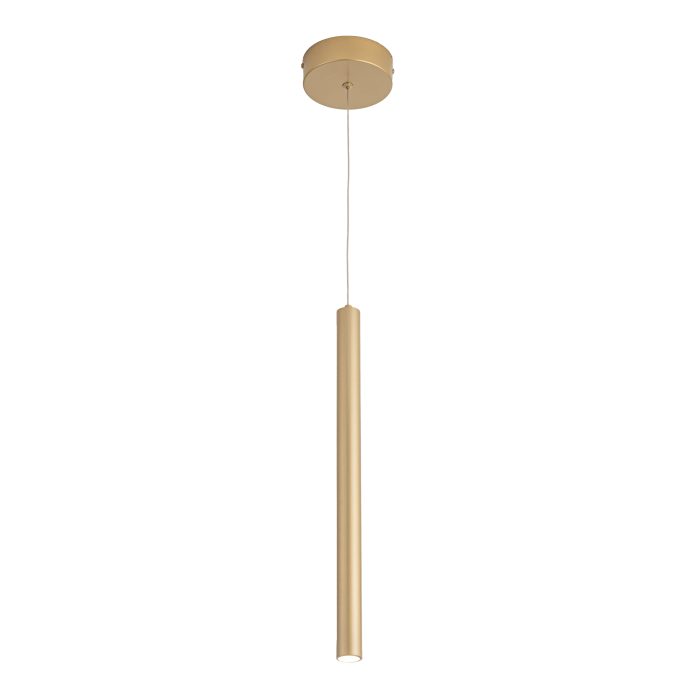 Светильник подвесной ST-Luce Золотистый/Золотистый LED 1x3W 4000K 260Lm 36° D30xH1900 Подвесные светильники