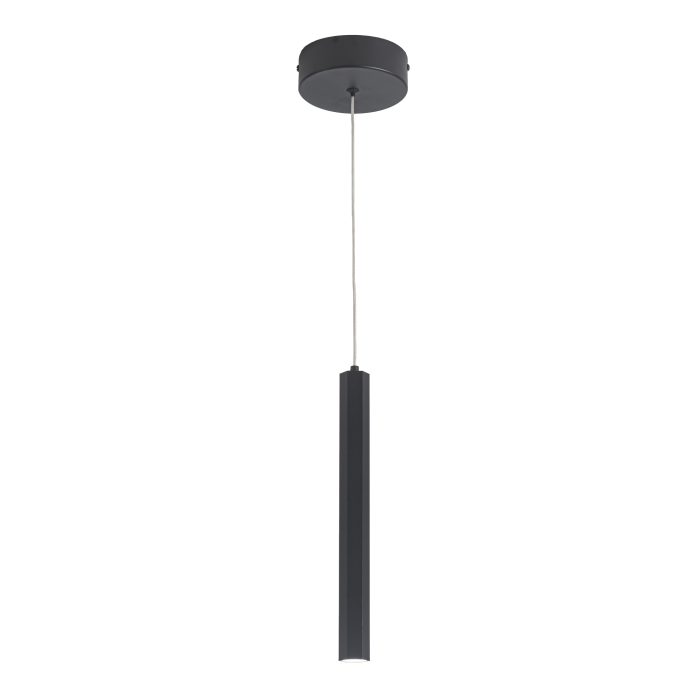 Светильник подвесной ST-Luce Черный/Черный LED 1x6W 4000K 330Lm 36° D32xH1900 Подвесные светильники