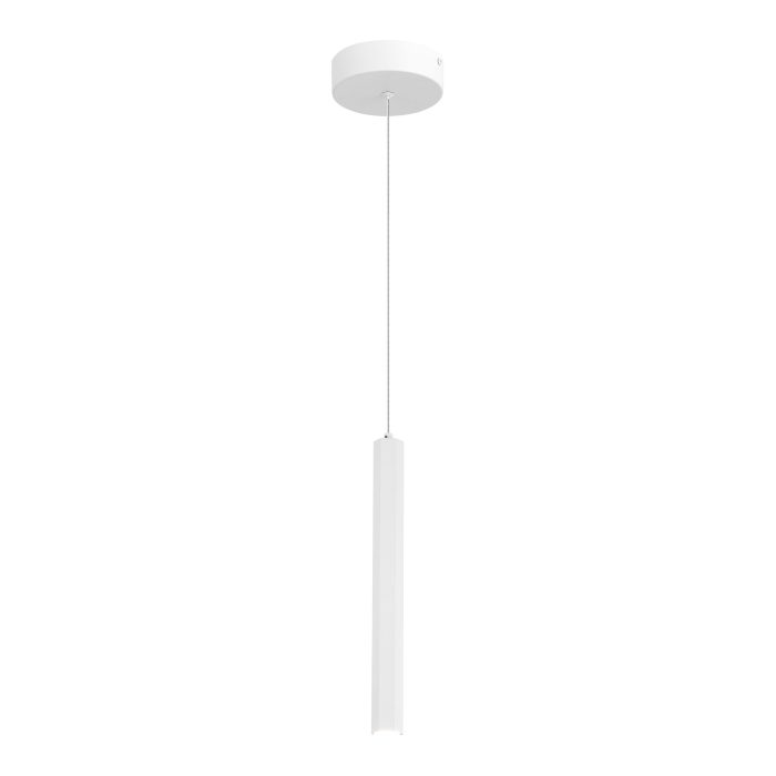 Светильник подвесной ST-Luce Белый/Белый LED 1x6W 4000K 330Lm 36° D32xH1900 Подвесные светильники
