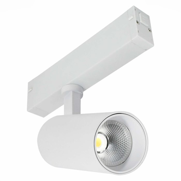 Св-к трек. Белый LED 1x10W 3000K 535Lm Ra>90 36° IP20 D40xH90 220V SKYLINE 220