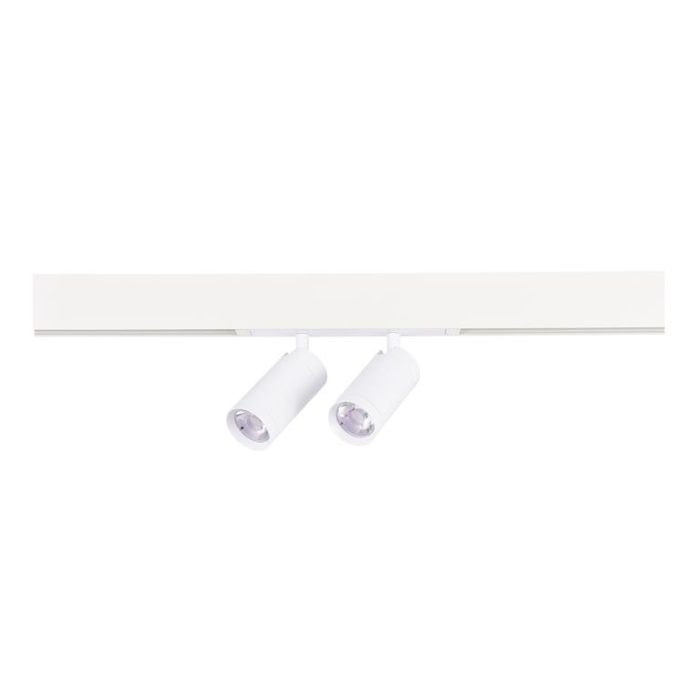Св-к трек. Белый LED 2x10W 2700K-6000K 1 065Lm Ra>90 36° IP20 D50xH41 220V SKYLINE 220