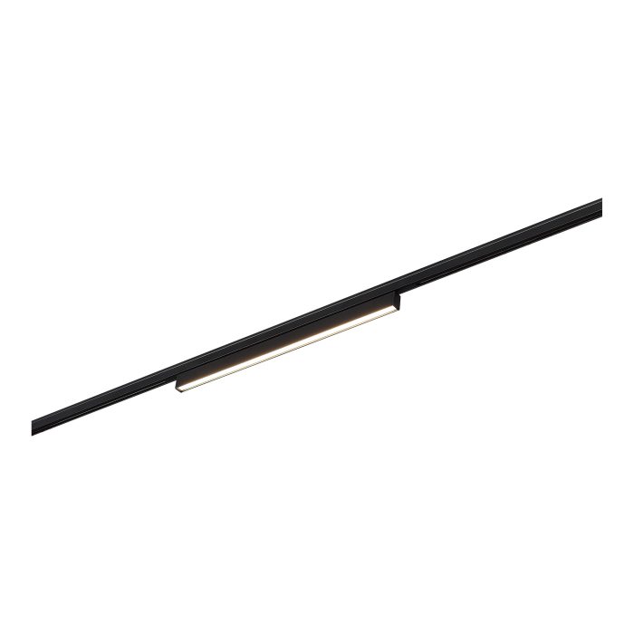 Магнитный трековый светильник Черный LED 1x8W 3000K 250Lm Ra>80 100° IP20 L300xW10xH18 SUPER5