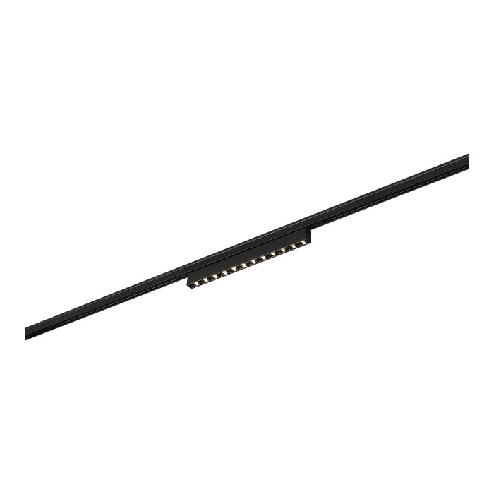 Магнитный трековый светильник Черный LED 1x10W 3000K 430Lm Ra>90 IP20 L196xW10xH18 24V SUPER5