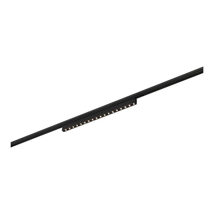Магнитный трековый светильник Черный LED 1x15W 3000K 640Lm Ra>90 IP20 L292xW10xH18 24V SUPER5