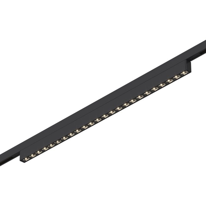 Магнитный трековый светильник Черный LED 1x20W 3000K 1 060Lm Ra>90 IP20 L387xW10xH18 2 SUPER5
