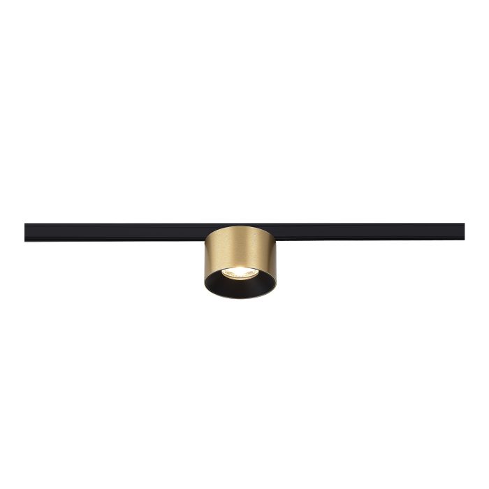 Магнитный трековый светильник Латунь LED 1x5W 3000K 350Lm Ra>90 36° IP20 D60xH43 24V SUPER5