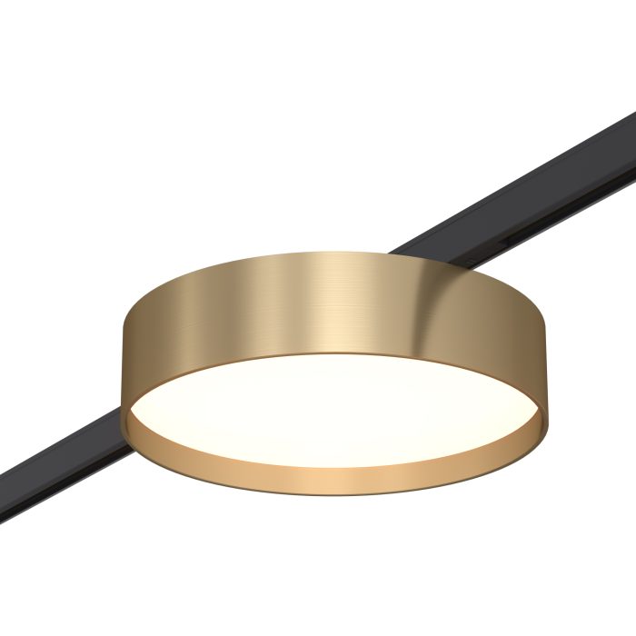 Магнитный трековый светильник Латунь LED 1x12W 4000K 500Lm Ra>80 100° IP20 D113xH34 24V SUPER5