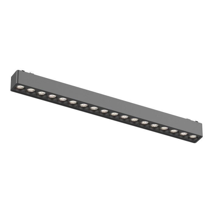 Магнитный трековый светильник Черный LED 1x18W 4000K 1 560Lm Ra>90 36° IP20 L338xW26xH2 SKYFLAT