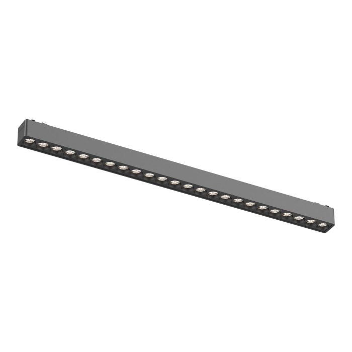 Магнитный трековый светильник Черный LED 1x24W 4000K 1 640Lm Ra>90 36° IP20 L445xW26xH2 SKYFLAT