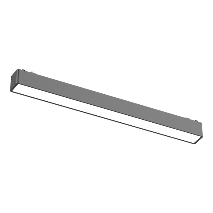 Магнитный трековый светильник Черный LED 1x10W 3000K 530Lm Ra>90 IP20 L315xW26xH24 48V SKYFLAT