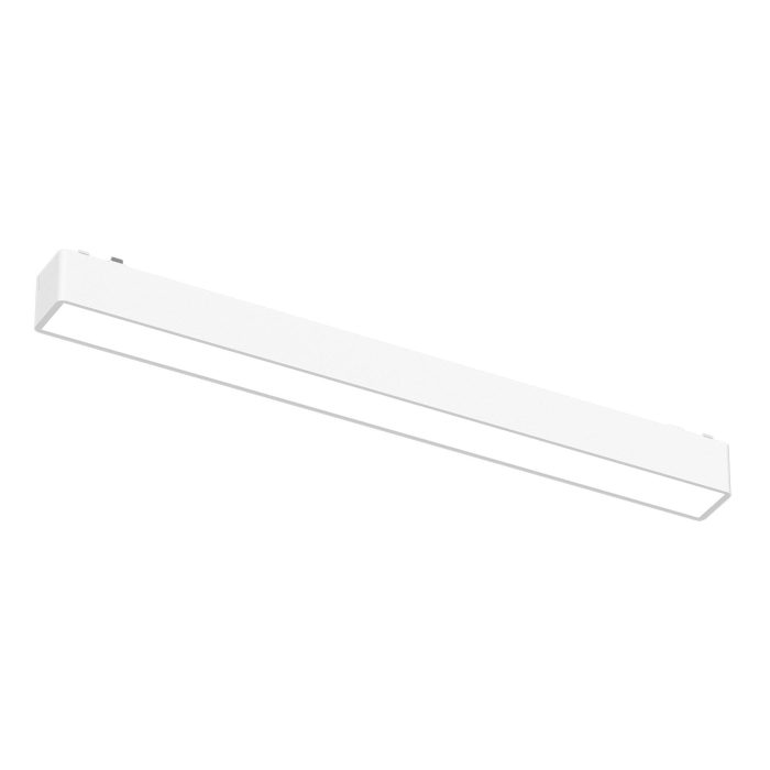 Магнитный трековый светильник Белый LED 1x10W 3000K 530Lm Ra>90 IP20 L315xW26xH26 48V SKYFLAT