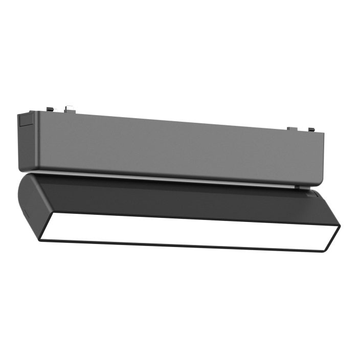 Магнитный трековый светильник Черный LED 1x10W 3000K 530Lm Ra>90 IP20 L230xW26xH80 48V SKYFLAT