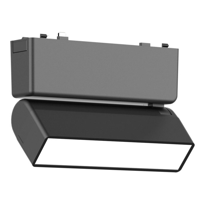 Магнитный трековый светильник Черный LED 1x5W 4000K 260Lm Ra>90 IP20 L122xW26xH80 48V SKYFLAT