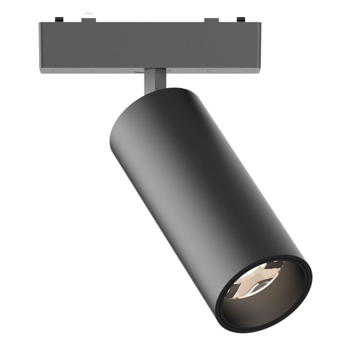 Магнитный трековый светильник Черный LED 1x18W 4000K 1 060Lm Ra>90 IP20 D55xH135 48V SKYFLAT
