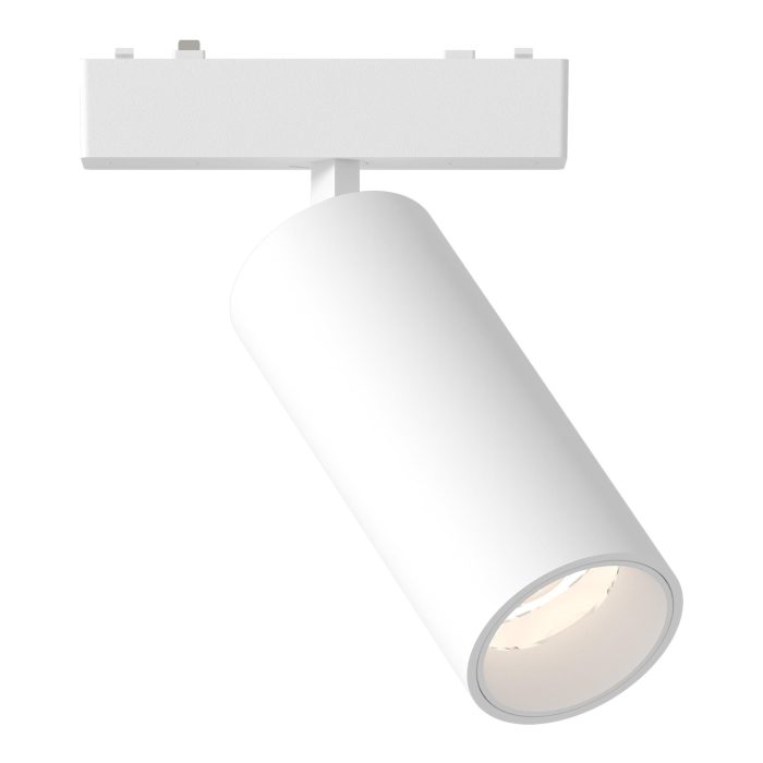 Магнитный трековый светильник Белый LED 1x18W 3000K 1 060Lm Ra>90 IP20 D55xH135 48V SKYFLAT