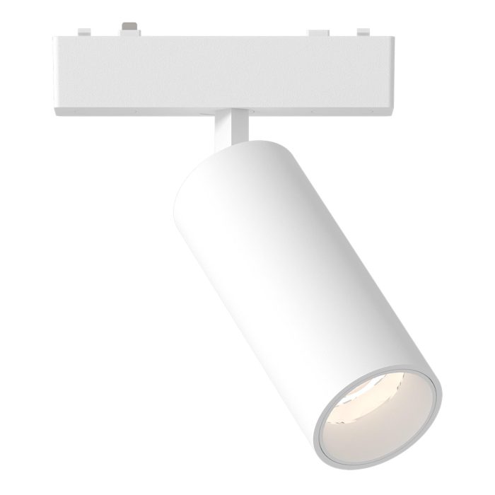 Магнитный трековый светильник Белый LED 1x9W 4000K 540Lm Ra>90 IP20 D44xH110 48V SKYFLAT