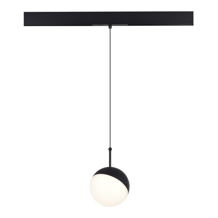 Магнитный трековый светильник Черный LED 1x7W 4000K Lm Ra90 120° IP20 D100xH- 48V SKYLINE 48