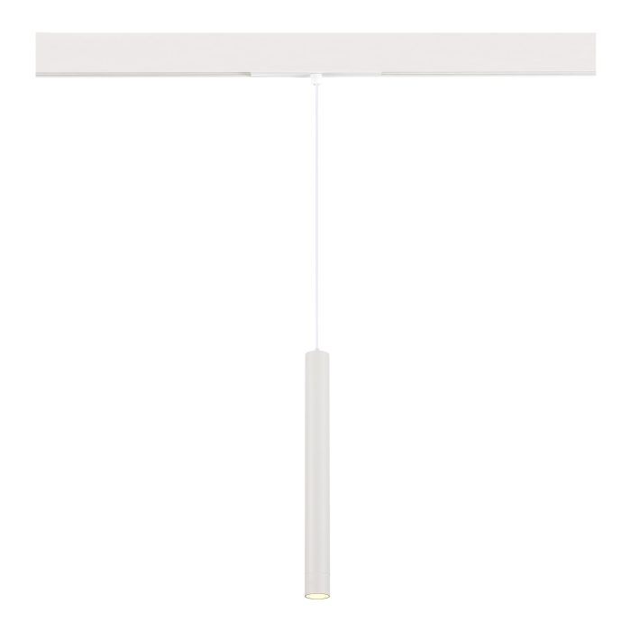 Магнитный трековый светильник Белый LED 1x7W 3000K Lm Ra90 36° IP20 D32xH307 48V SKYLINE 48